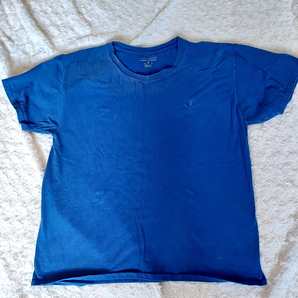Champion royal blue t-shirt Medium Normcore Active Casual - Picture 1 of 6